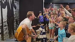 "OH WHEN THE SPURS!" @thevoiceofspurs Sings at The Tottenham Stadium: Pre-Sheffield Utd Game