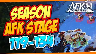SEASON STAGE GUIDE 119-134 | YOU NEED TO TRY THESE GUIDES | AFK JOURNEY