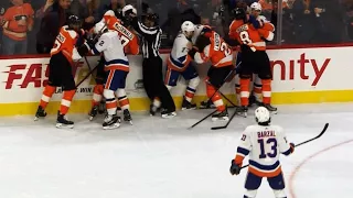 Andrew Ladd stirs up melee between Flyers, Islanders