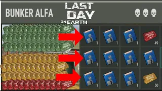 Redeeming all Bunker Alfa Coupons into Floppy Disks | Last Day on Earth: Survival | LDOE