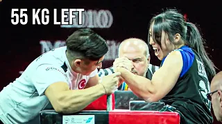 Women 55 kg Left World Armwrestling Championship 2023