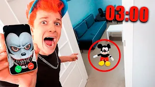 RUFEN SIE MICKEY MOUSE NICHT UM 3 UHR NACHTS AN (gruselige mickey mouse)