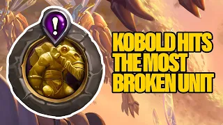 The Most Insane Golden Kobold Rolls Stomps Everyone | Dogdog Hearthstone Battlegrounds