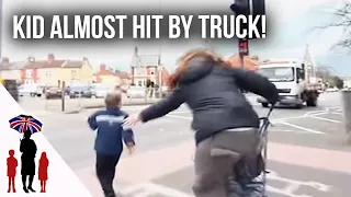 Kid Is Almost Hit By a TRUCK! @Supernanny