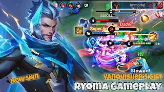 Ryoma Jungle Pro Gameplay | New Skin Vanquisher's Gift | Arena of Valor Liên Quân mobile CoT