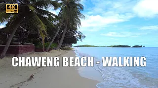 4K Walking tour - Chaweng Beach Koh Samui 2021 | Streets of Thailand