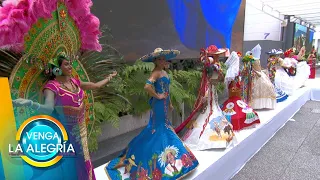 Increíble pasarela de trajes típicos mexicanos. Para poner en alto nuestro país. | Venga La Alegría