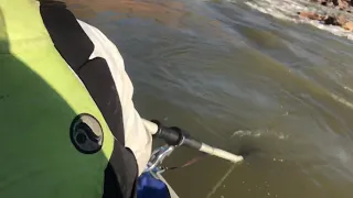 Rafting Joe Hutch class 3 rapids Green River Utah