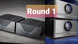 Round 1: Pass labs X600.8 versus Gryphon Essence monoblocks