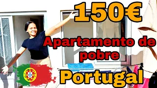 TUOR PELO NOSSO APARTAMENTO DE POBRE EM PORTUGAL 🇵🇹/150€ EM UM T2!