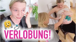 Ich habe JA gesagt! | Heiratsantrag | Babybauch Gipsabdruck | 36 SSW | Isabeau