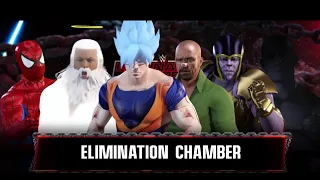 WWE 2K22: Spiderman Vs Goku Vs God Vs Thanos Vs Peacemaker Vs Walter White