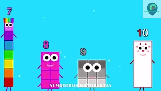 Numberblocks in Geometry Dash! with numberblocks one 2022