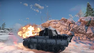 War Thunder Realistic Battle Panther G Beat Down