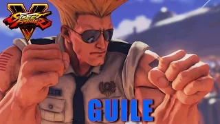 Street Fighter 5 Guile Gameplay Trailer - Street Fighter V Guile Gameplay - SFV: Guile Trailer