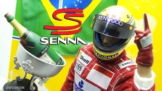 Iron Studios 1/6 Ayrton Senna Review BR / DiegoHDM