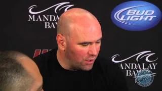 Dana White UFC 156 Pre-Fight Scrum Video