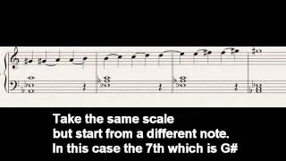 Busoni's Scales - an example