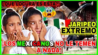 CUBANAS🇨🇺 REACCIONAN *por 1ra vez* a JARIPEO MEXICANO🇲🇽 EXTREMO🔥 ¡Son ADICTOS al PELIGRO😨! QUE LOCOS