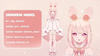 [Live2D Showcase] 👻🐇Shinnrin 2.0 Model