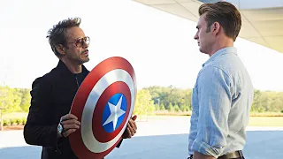 Avengers Endgame | Tony Gives Steve His Shield Back Scene - IMAX