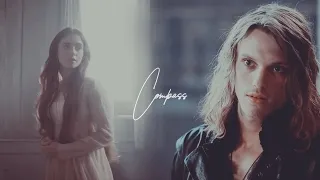 » compass | jace & clary [au]