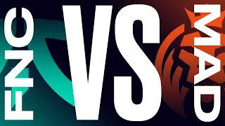 FNC vs. MAD - Week 7 Day 2 | LEC Spring Split | Fnatic vs. MAD Lions (2022)