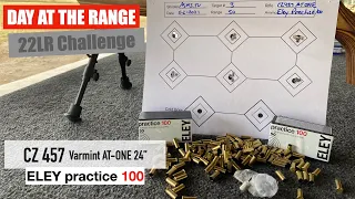 Smallest 5 Round Groups EVER!!! - CZ457 AT-ONE & Eley Practice 100 - ASMS.TV shoots Day at the Range