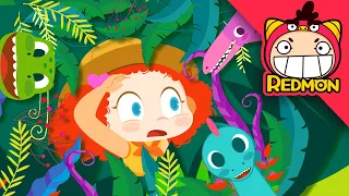 Disappearing Dinosaur song 2 | Dinosaur songs | Nursery Rhymes | dinosaur for toddler | REDMON