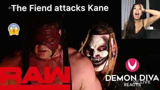 The Fiend confronts Demon Kane In Raw main event shocker | Demon Diva Reacts