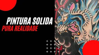 Técnica de Tatuagem com Pintura Sólida sem segredos!! Tutorial completo. Curso de Tattoo