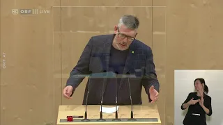 044 Ralph Schallmeiner Grüne   Nationalratssondersitzung zu Sonderpensionen vom 21 12 2020 um 1230 U