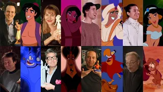 Aladdin | Voice Actors | Behind the Scenes | Side By Side Comparison