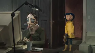 Coraline but it's only the dad