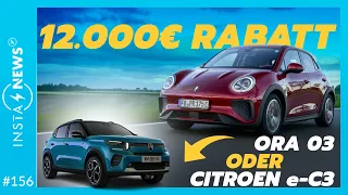 🚨Preiskampf E-Autos: 12.000€ Rabatt Ora Cat - so günstig wie Citroen e-C3 | Elektroauto-News 156