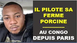 Jeadele Pilote sa Ferme Porcine au Congo depuis la France grâce la formation sur l'élevage des porcs