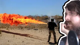 Forsen Reacts To US M2/M2A1 Flamethrower by Forgotten Weapons