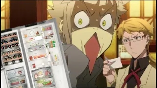 (КВН прикол) Ацуши и Куникида ! Про холодильник