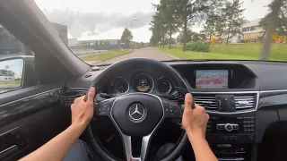 MERCEDES-BENZ E220 CDI 2012 | *fast* pov drive