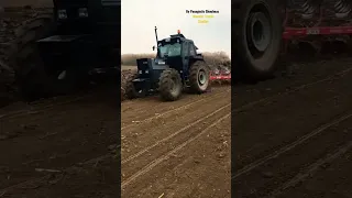 Black ! ! FiatAgri 1280 Turbo DT plowing (×4) [Raw sound ON] - HD #shorts