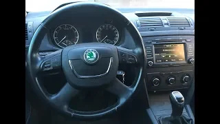 Установка мультируля, замена подрулевого блока и доработка шлейфа Skoda Octavia A5 FL.