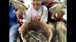 Crabbing at Island Heights, NJ