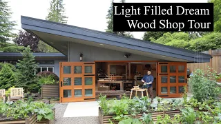 Light Filled Dream Wood Shop Tour