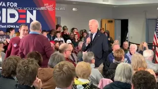 Watch Joe Biden Call Iowa Man a 'Damn Liar'