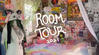 room tour 2021 🌈 colorful + cozy aesthetic