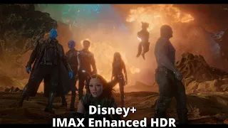 Guardians of the Galaxy Vol. 2 Disney+ IMAX Enhanced vs 4K vs Blu-ray (SDR version)