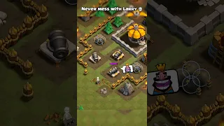 Never mess with Larry ☠️ ll Clash of clans ll #shorts #clashofclans #coc