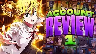 How YOU Can Improve Your Account! Personal Account Review! PART 1 (Beginner Account) 7DS Grand Cross