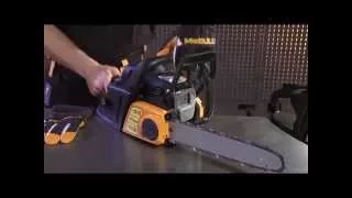 How to - Adjust the chain tension on your chainsaw.