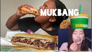 REACTING TO EVERYTHING WRONG WITH MUKBANGS WHILE DOING A MUKBANG